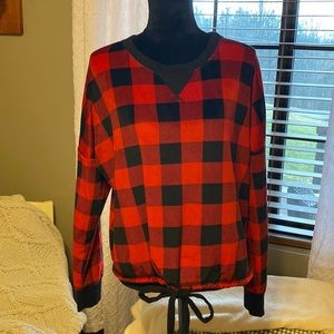 Buffalo plaid top